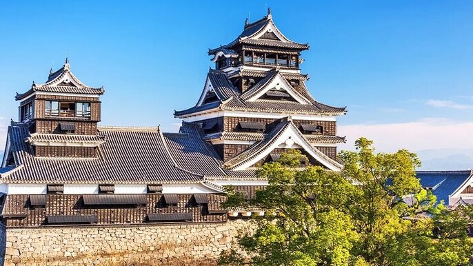 Kumamoto Castle Kusasenri and Aso Crater Tour in Fukuoka/Kumamoto