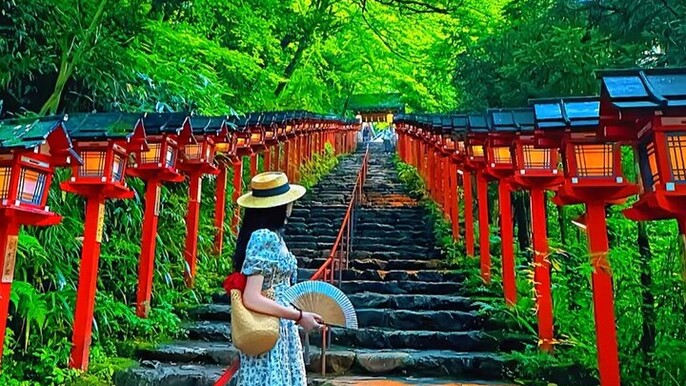 Kyoto Day Tour Kifune Shrine, Sanzen-in, Arashiyama & Yuzen Korin