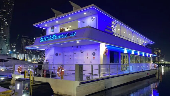 Marina Dubai Catarman Yacht with BBQ Buffet Dinner