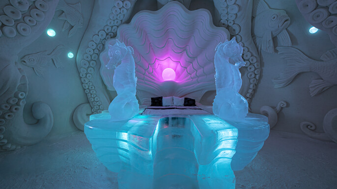 EVENING EXCURSION TO SNOWVILLAGE, Levi