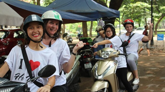 Bat Trang Pottery Ancient Village by Motorbike