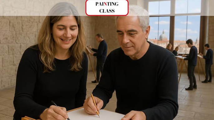Venice: Watercolor Painting Class at the Prisons Palace