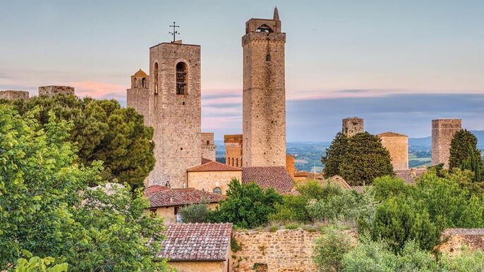 San Gimignano, Chianti, and Montalcino Day Trip from Siena ES