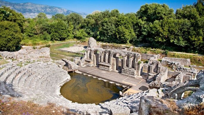Albania tours from Tirana to ​​Butrint, Saranda and Gjirokaster