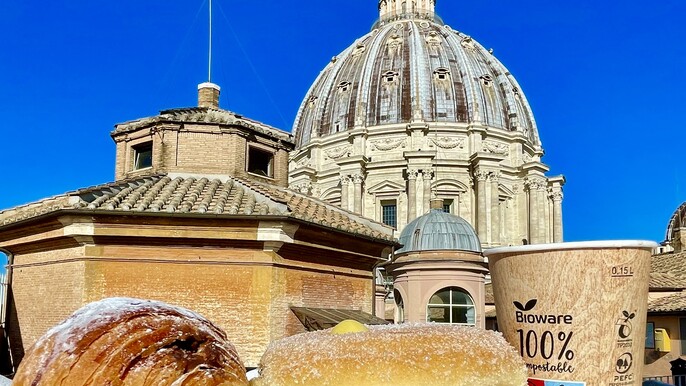 St. Peter’s Dome, Basilica & Grottoes Tour with Breakfast on the Roof