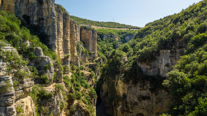 Full day tour to Bogova waterfall and Canyons on the Osum River