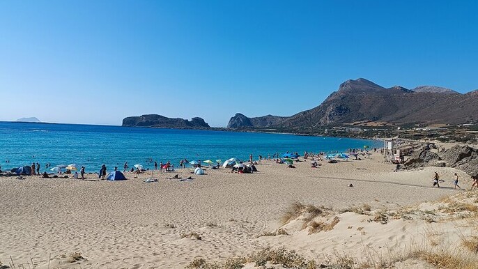 Beach Day In Falassarna From Chania