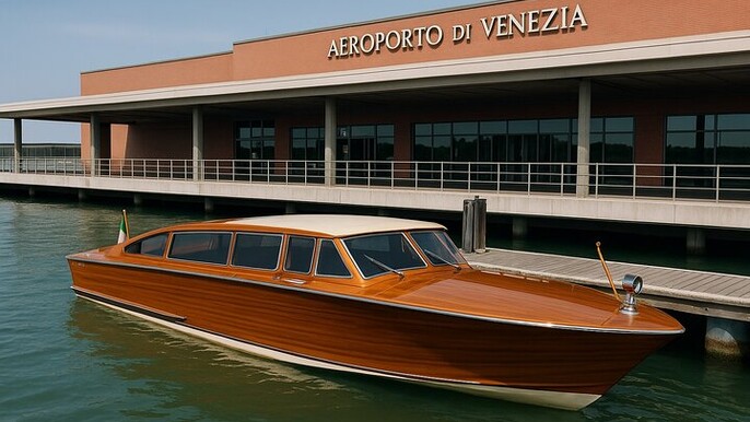 Watertaxi Transfer Venice Centre- Venice Airport 3/4 passengers