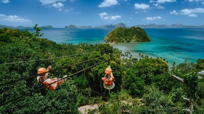 El Nido Palawan Zipline One Way