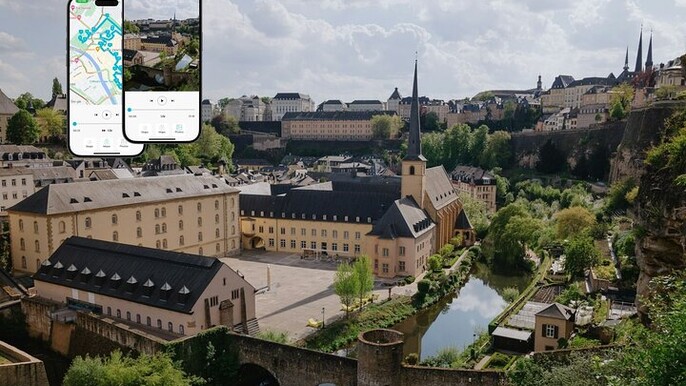 Luxembourg Self Guided Heritage Walking Tour with Mobile App