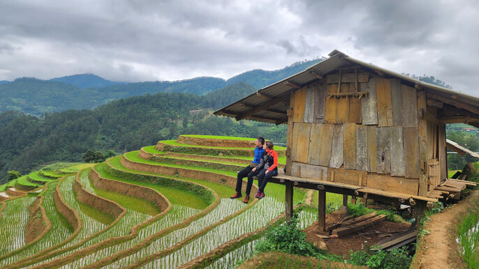 2 Days Trekking and Motorbike Tour in Mu Cang Chai