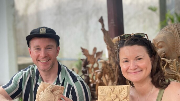 Ubud: Balinese Wood Carving Class