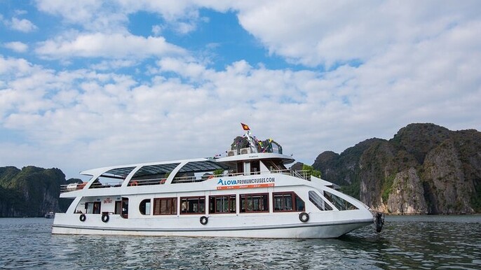 Best Halong 1 Day with Premium Cruise, Buffet Meal, Sunset Party