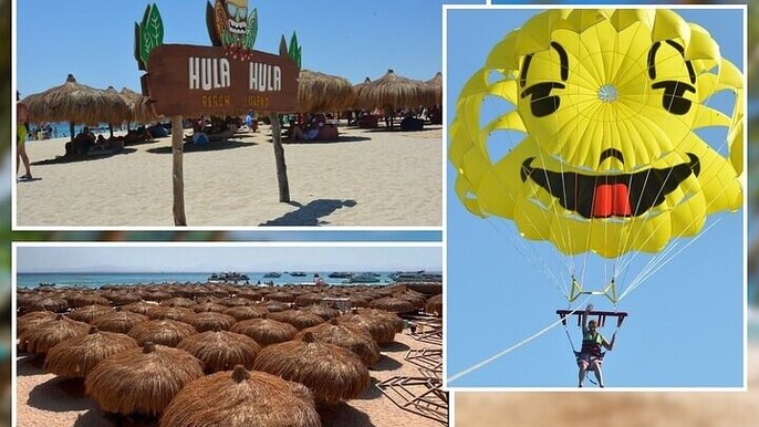 Hula Hula Island Adventure with Parasailing & Lunch - Hurghada