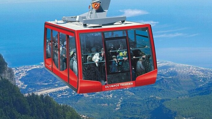 Olympos Cable Car Ride With Transfer from Antalya
