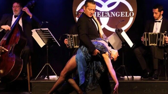 Michelangelo Dinner Executive Show with Wines and Tango