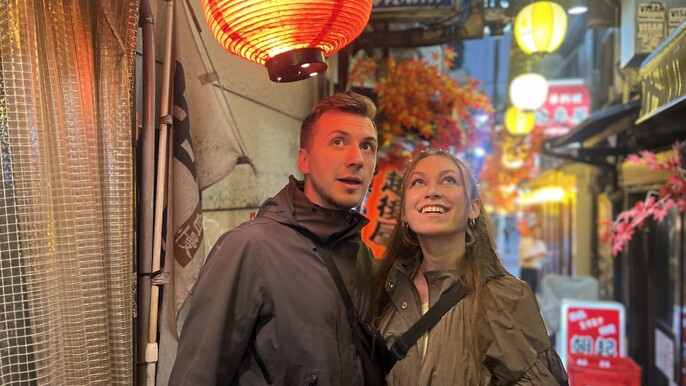Tokyo: Shinjuku Food Tour 13 dishes and 4 Eateries