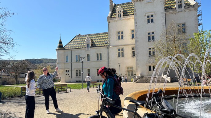 From Dijon: E-Bike Burgundy Tour with Tastings and Lunch