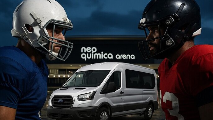 Transport to NFL Stadium in São Paulo – Round Trip + Local Guide