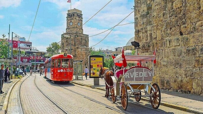Antalya City Tour with Boat Trip and Waterfalls From Side