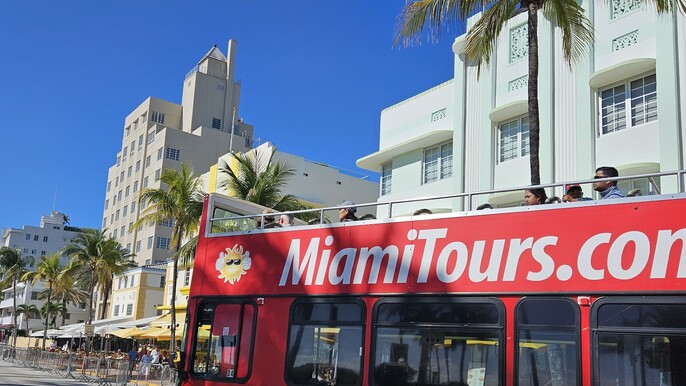 Miami City Half-Day Bus Tour with South Beach Cruise