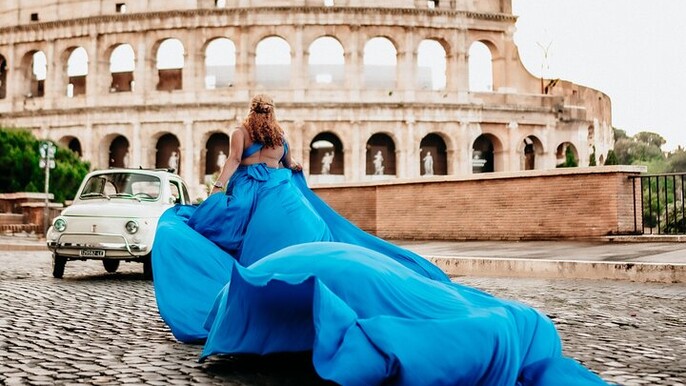 Rome Fiat 500 Tour With Photoshoot