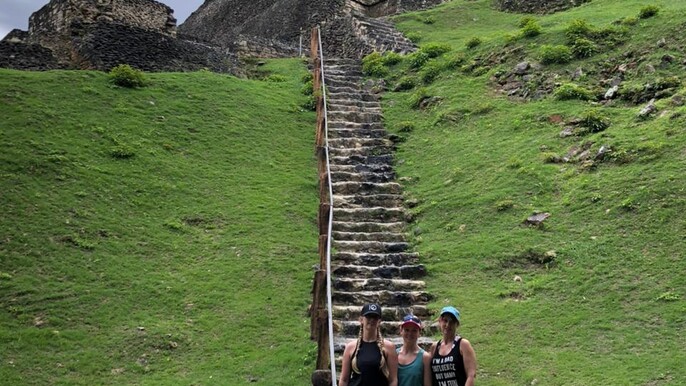 Stone & cenote: A Journey to Xunantunich and the Inland Blue Hole