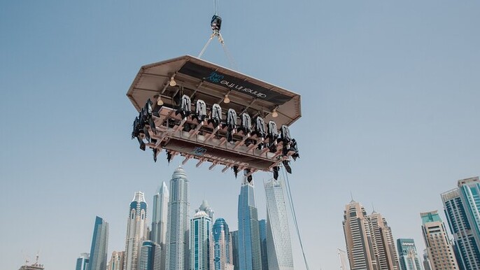 Dinner in the Sky Experience in Dubai