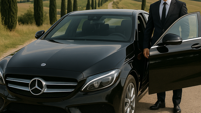 51- Driver with car - For your trip in Tuscany