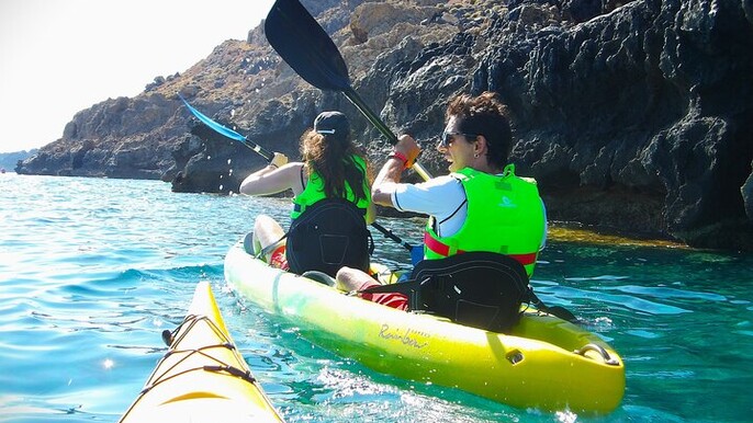 Sea Kayak and Snorkeling Experience on Crete with a Guide