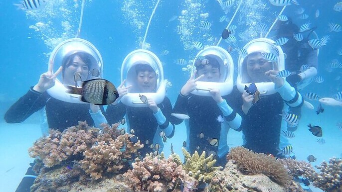 Private Aquatic Discovery Helmet Diving and Snorkeling Adventure