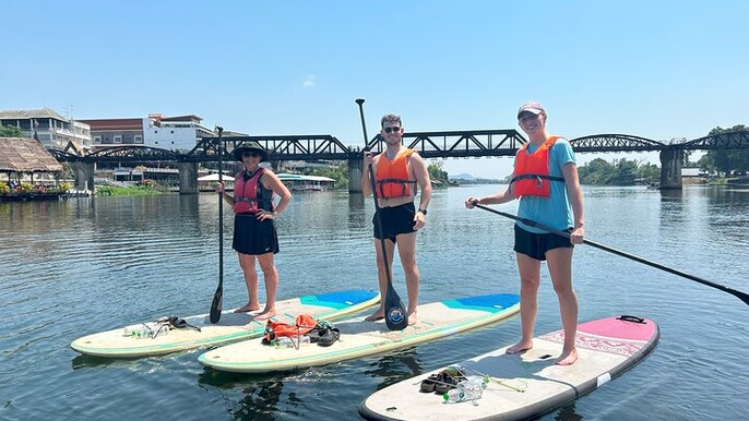 River Kwai Paddleboarding Experience in Kanchanaburi