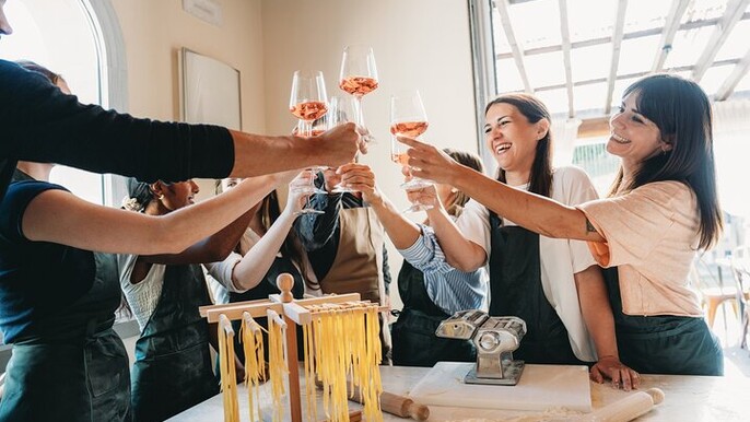 Private Cooking Class with Colosseum Views and Local Chef