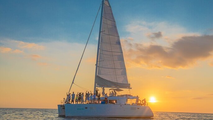 Romantic Sunset Yacht Around Koh Lipe with Islands View