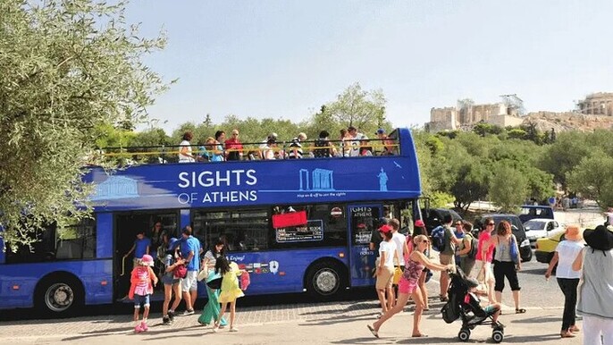 Combo Acropolis Heritage Site with Hop On Hop Off Ticket