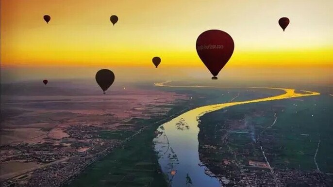 Private Luxor Overnight with Hot Air Balloon from Hurghada