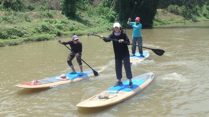 Small-Group Stand Up Paddle Boarding on Mae Ping River