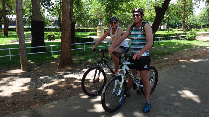 "BIKE 7X" 3-Hour Mae Ngat Valley rice field cycling, from Chiang Mai