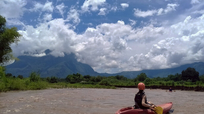 "KAYAK B" 1-Day Chiang Dao Views Kayaking from Chiang Mai