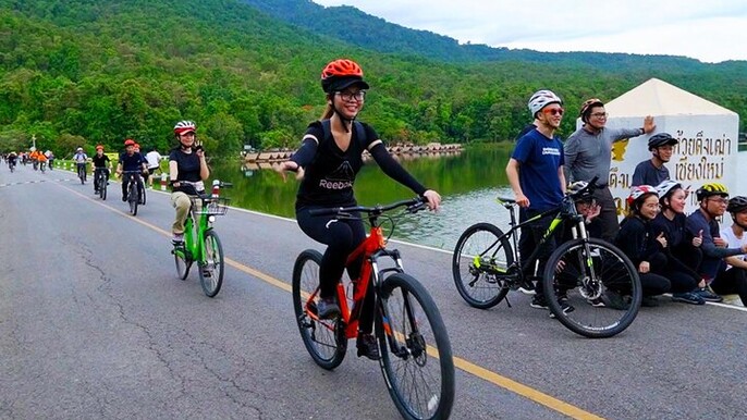 "Chiang Mai to Lake Adventure by Bike!"