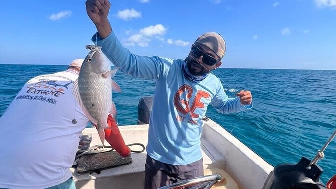 Holbox Fishing Snorkeling in Cabo Catoche with Ceviche