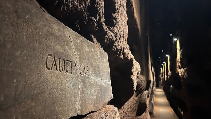 Private Guided Catacombs Highlights Tour in Golf Cart