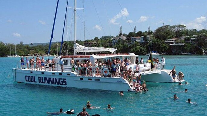 Catamaran cruise with Dunn's River falls from Ocho Rios
