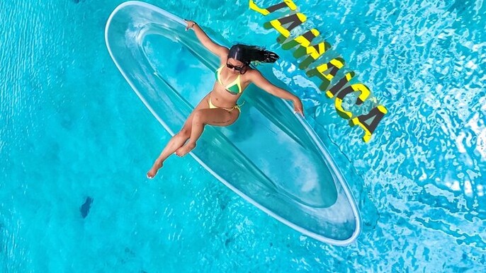 Clear Kayak Drone Photo Shoot and Video in Montego Bay