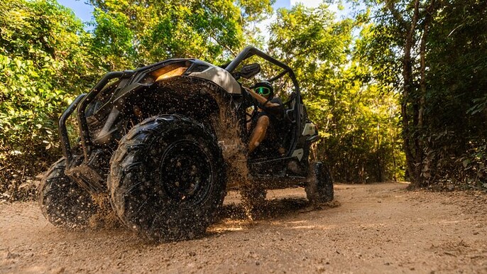 4-Hour Cancun Jungle Buggy Tour with Zipline Circuit & Cenote
