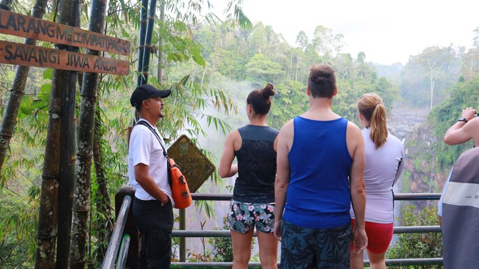 From Probolinggo : Tumpak Sewu Waterfall 2D1N - Surabaya City Drop Off