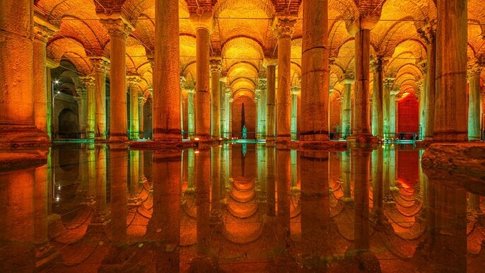 Basilica Cistern Night Shift Entry Ticket with Audio Guide