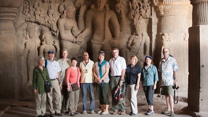 Same Day Tour of Ajanta & Ellora Cave's from Mumbai with Flights
