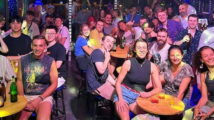 Chiang Mai Nightlife Walking Tour with Rooftop Views