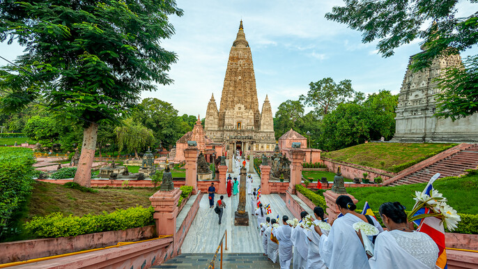 From Varanasi : 2 - Days Bodhgaya Tour with Hotel, Transport & Local Guide.